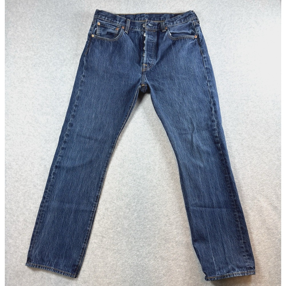Levis 501 Original Fit Jeans Men's Denim Straight Leg Button Fly 33x32 (30)